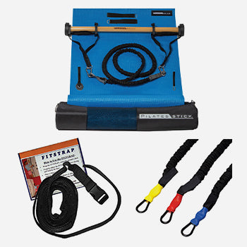 Pilatesstick Body Sculpting System with Fitstrap attachment and all 3 resistance levels